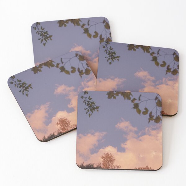 Item preview, Pink Clouds With Leaves designed and sold by clouds-la.