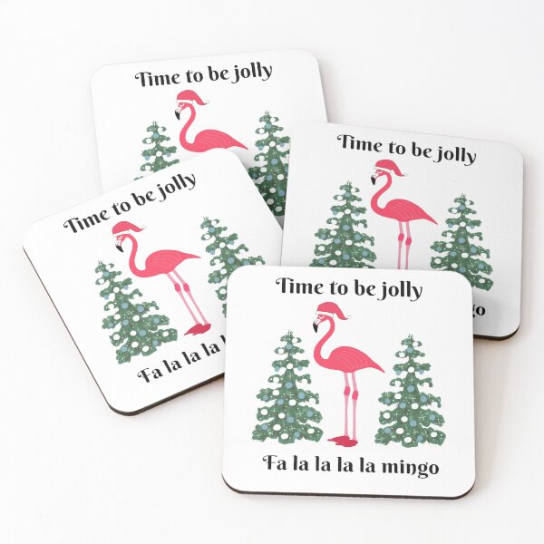 Item preview, Falalalalamingo Christmas designed and sold by doodle3Dandy.