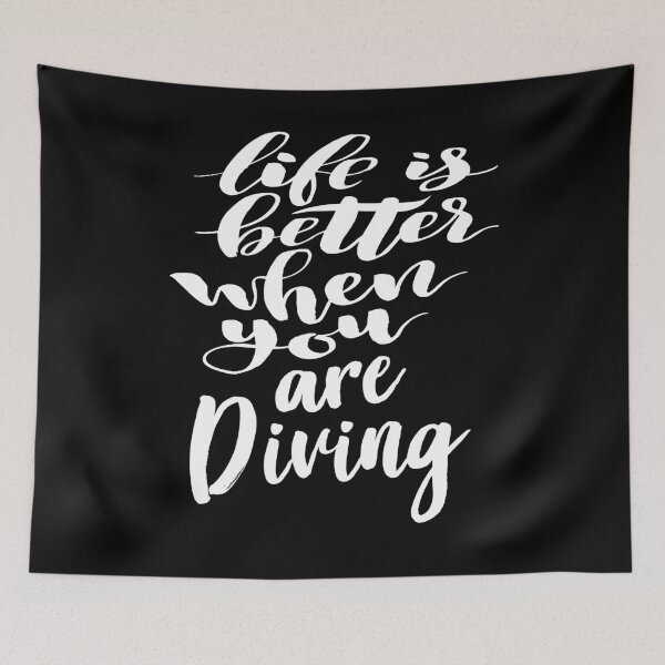 Item preview, Life Is Better When You Are Diving designed and sold by ProjectX23.