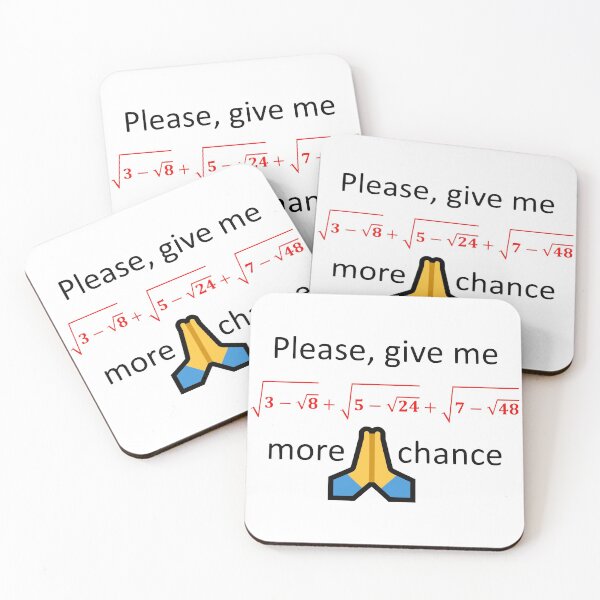 Item preview, Please, give me one more chance. designed and sold by AhMath.
