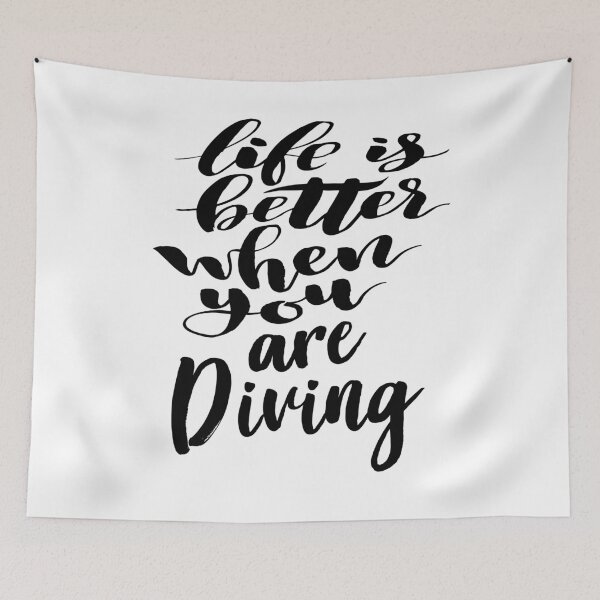 Item preview, Life Is Better When You Are Diving designed and sold by ProjectX23.