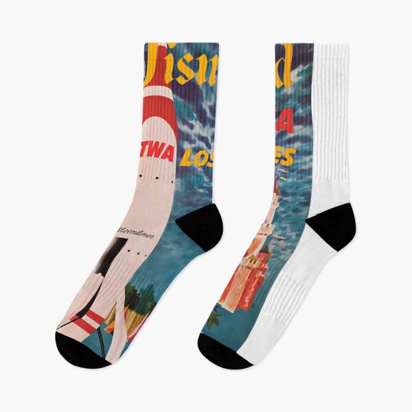 Item preview, retro DISNEYLAND FLY TWA LOS ANGELES Circa 1955 designed and sold by plakati.