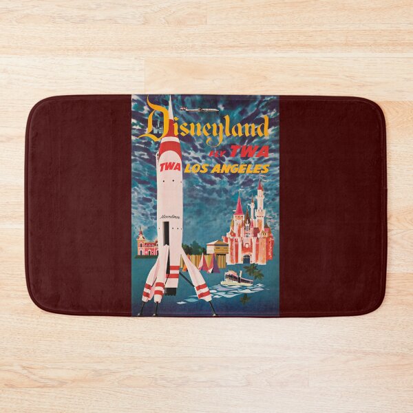 Item preview, retro DISNEYLAND FLY TWA LOS ANGELES Circa 1955 designed and sold by plakati.