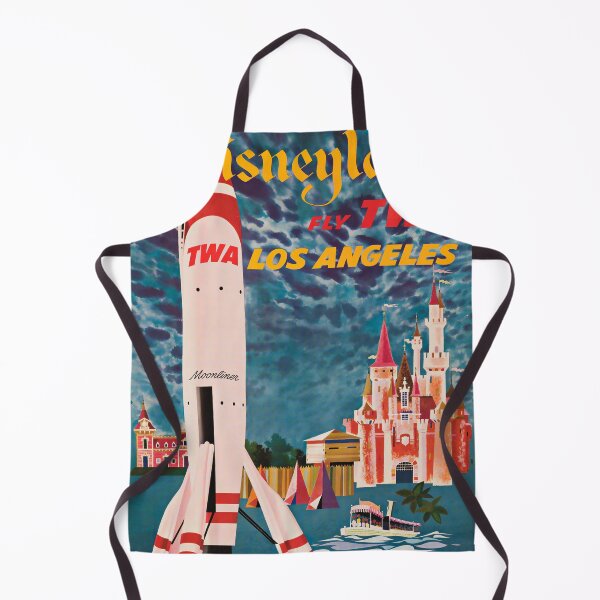 Item preview, retro DISNEYLAND FLY TWA LOS ANGELES Circa 1955 designed and sold by plakati.