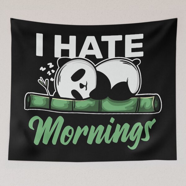 Item preview, I Hate Mornings designed and sold by Sinfamous.