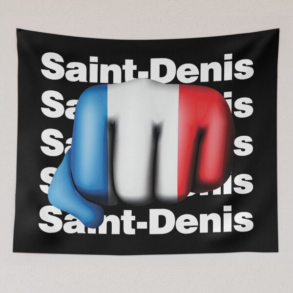 Item preview, Strong Saint-Denis French Fist France Flag designed and sold by elhefe.