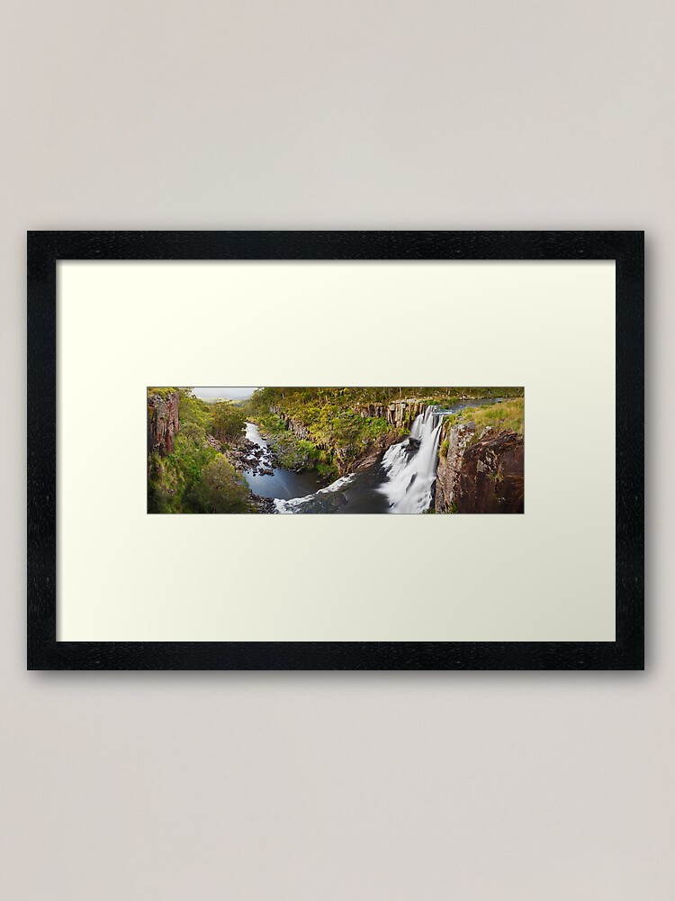 Alternate view of Ebor Falls, Guy Fawkes River National Park, New South Wales, Australia Framed Art Print