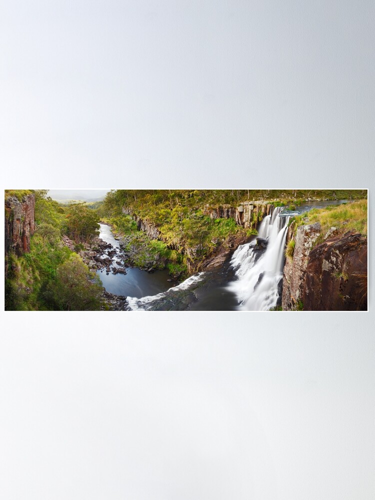 Alternate view of Ebor Falls, Guy Fawkes River National Park, New South Wales, Australia Poster
