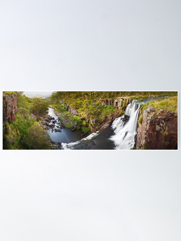Alternate view of Ebor Falls, Guy Fawkes River National Park, New South Wales, Australia Poster