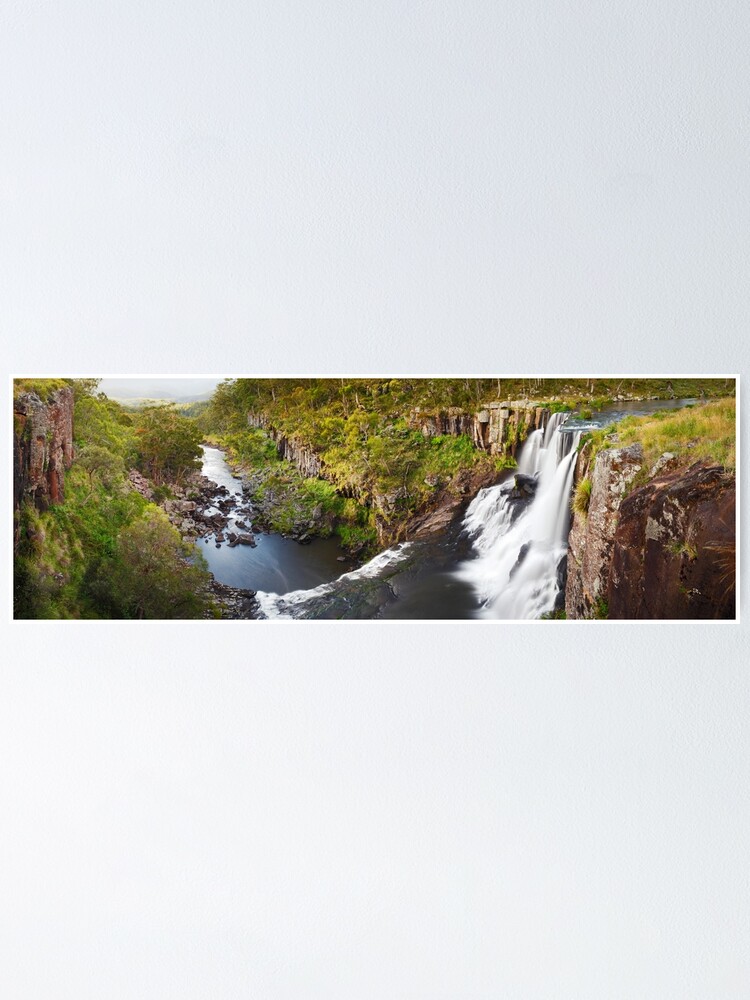Alternate view of Ebor Falls, Guy Fawkes River National Park, New South Wales, Australia Poster
