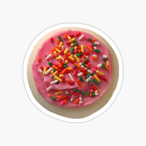 Pink Sugar Cookie Sticker Sticker