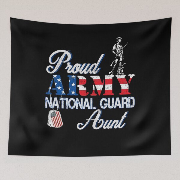 Item preview, Proud Army National Guard Aunt Tee U.S. Military Gift Veterans Day 4th of July Gift designed and sold by Genesis68.