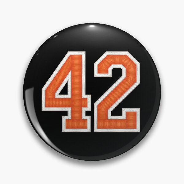 Item preview, Sports Number 42 Jersey forty-two Orange designed and sold by elhefe.