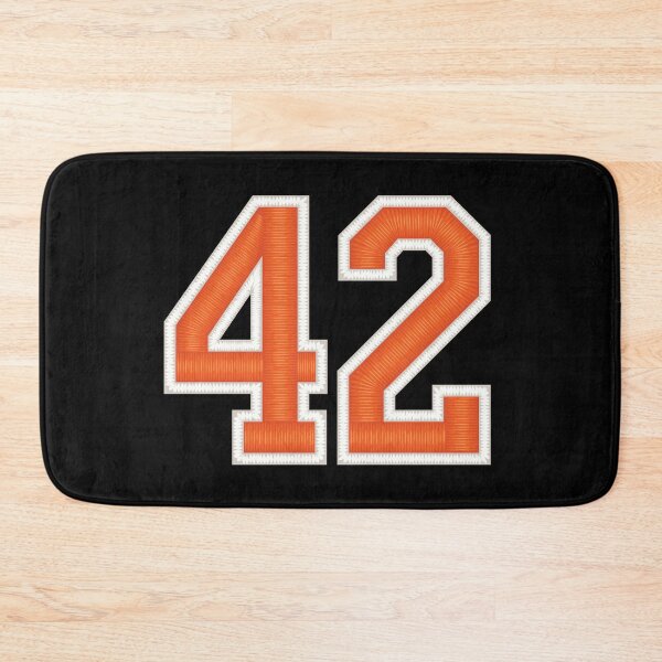 Artikelvorschau, Sport Nummer 42 Trikot zweiundvierzig Orange entworfen und verkauft von elhefe.