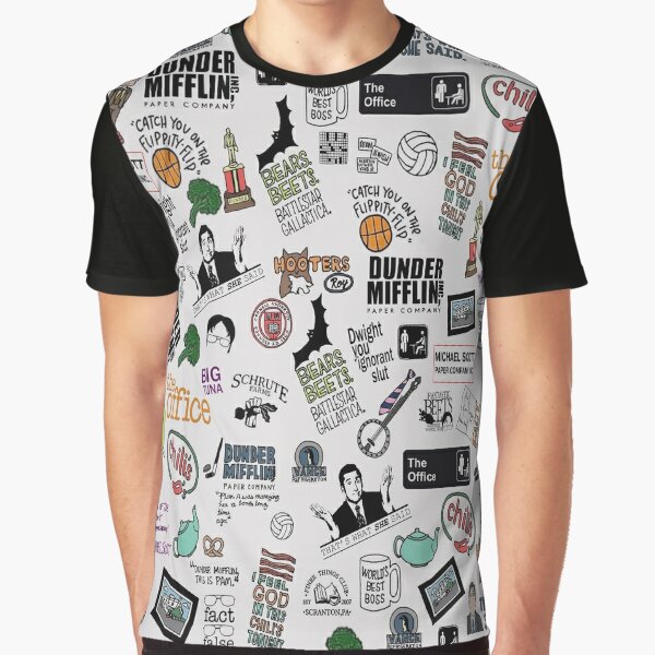 Camiseta con estampado de MIKE de prisión, camisa de michael paper, dunder  mifflin, office, PRISON mike - AliExpress