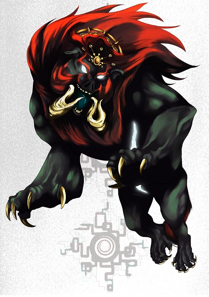 Dark Beast Ganon By Momito Redbubble   Flat,1000x1000,075,f 