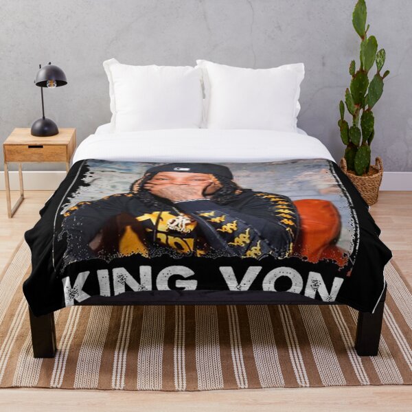 King Von Lil Durk Throw Blankets Redbubble
