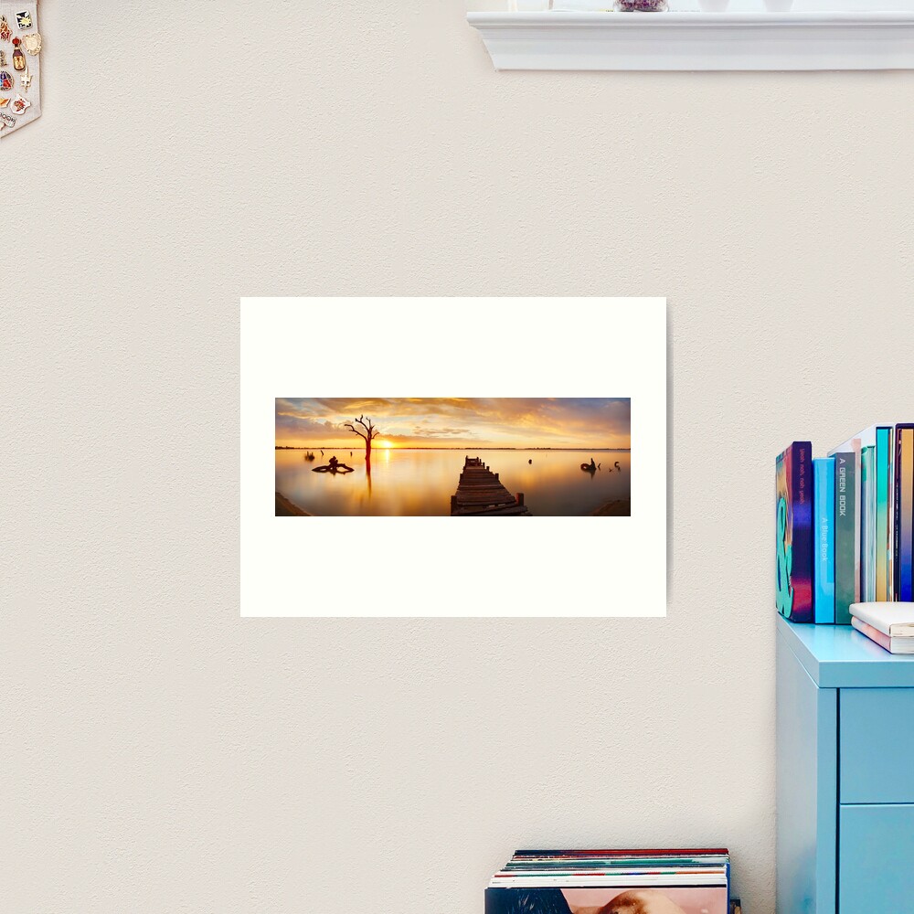 Lake Charm, Kerang, Victoria, Australia Art Print