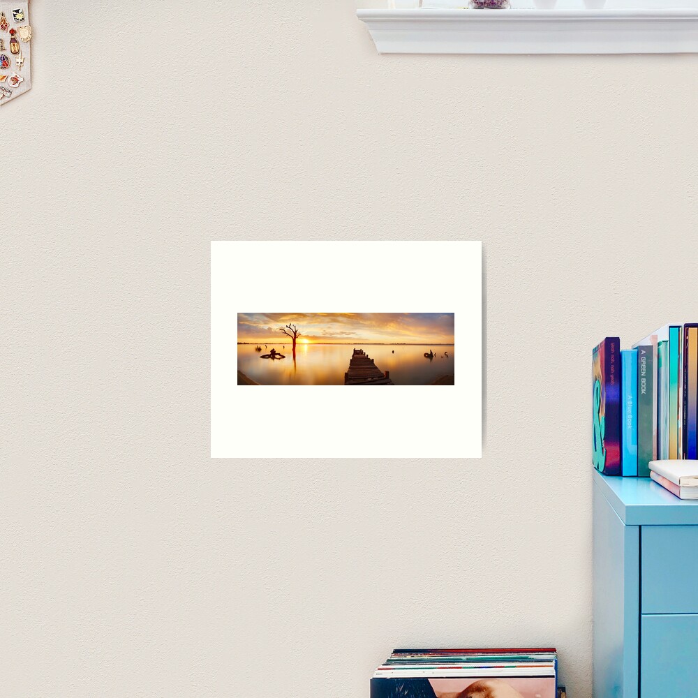 Lake Charm, Kerang, Victoria, Australia Art Print