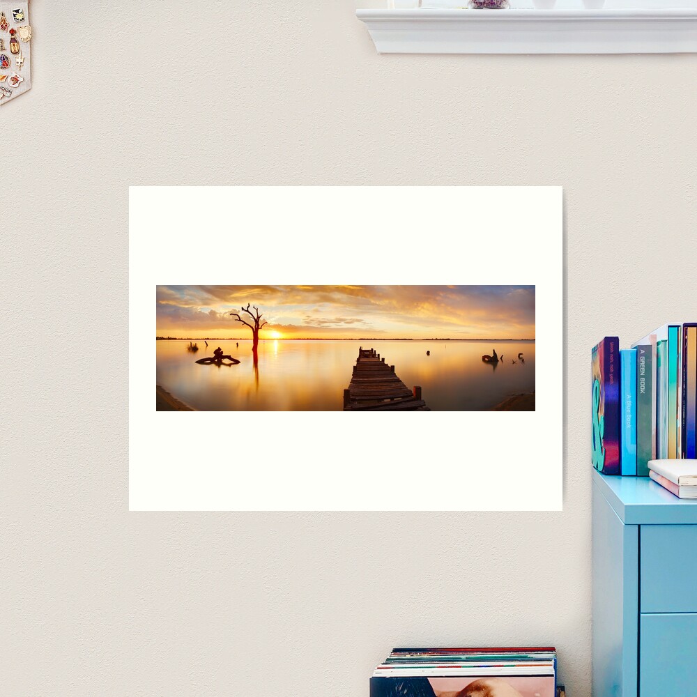 Lake Charm, Kerang, Victoria, Australia Art Print