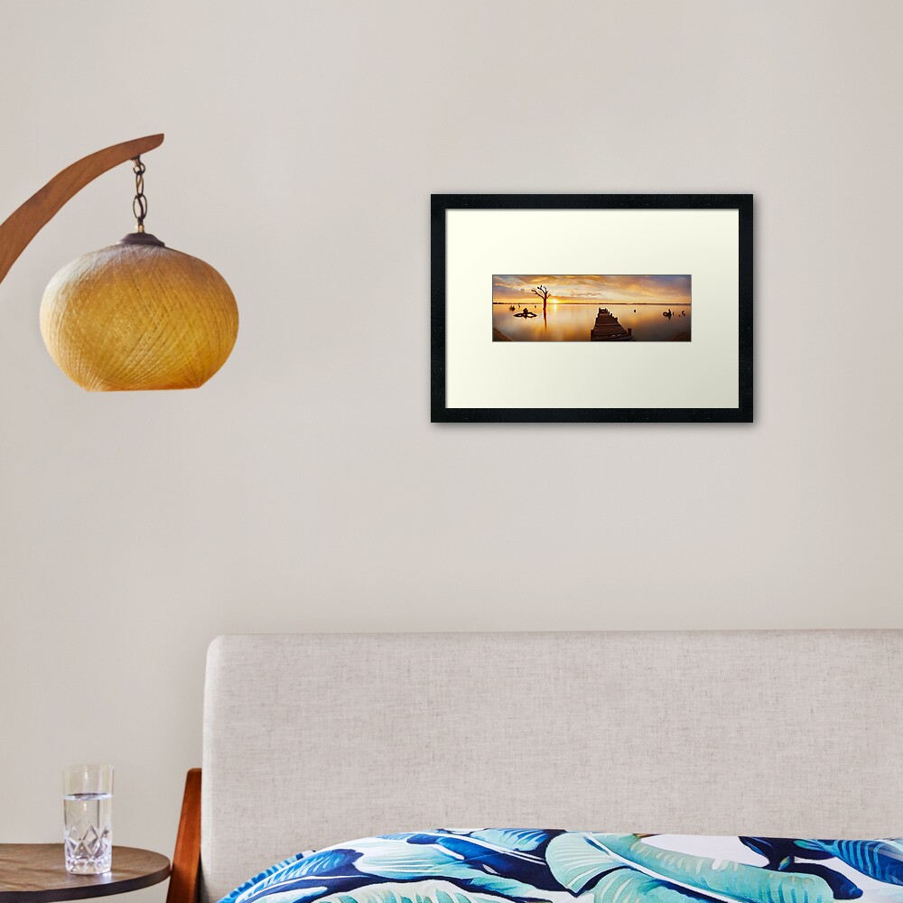 Lake Charm, Kerang, Victoria, Australia Framed Art Print