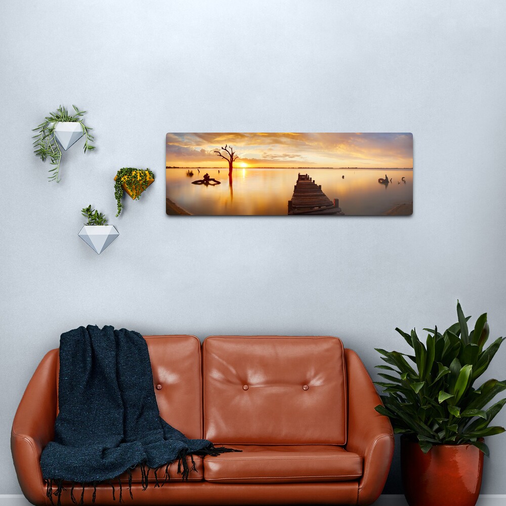 Lake Charm, Kerang, Victoria, Australia Metal Print