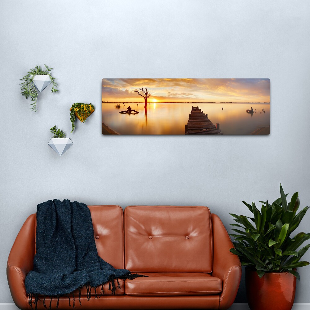 Lake Charm, Kerang, Victoria, Australia Metal Print