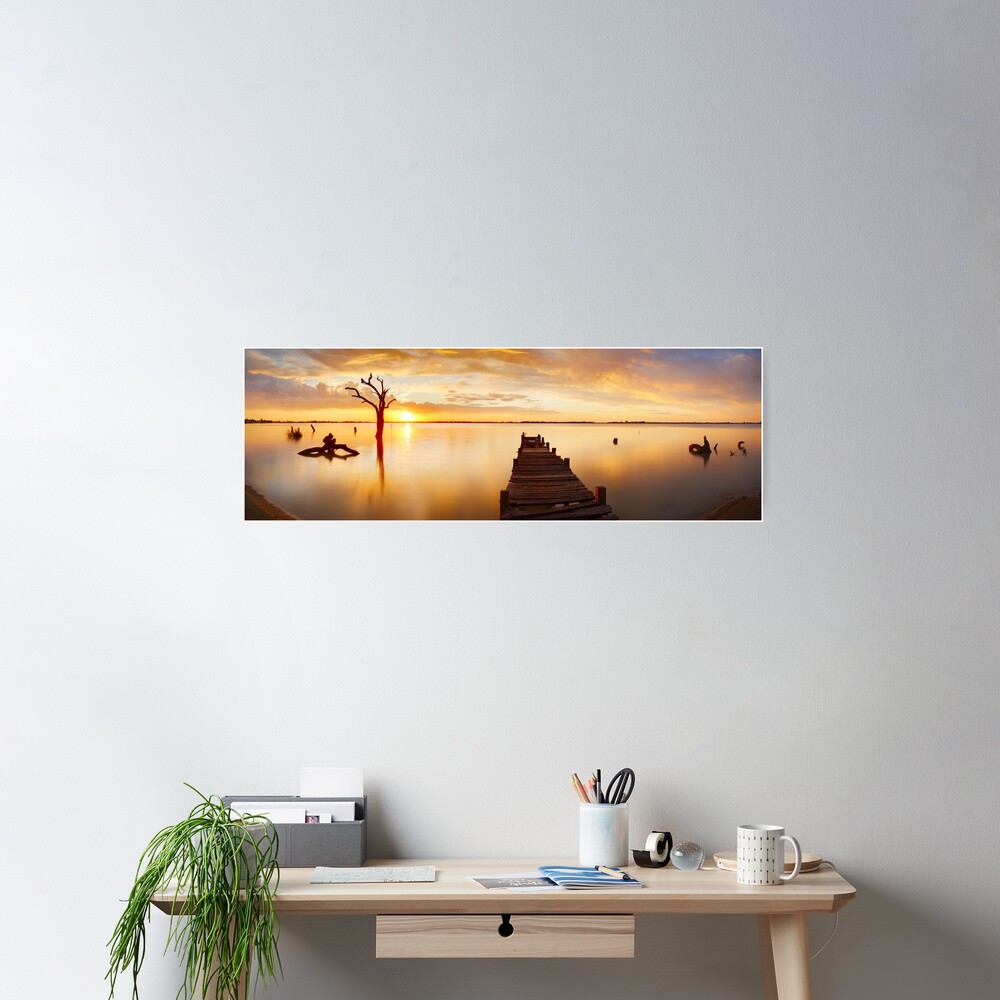 Lake Charm, Kerang, Victoria, Australia Poster