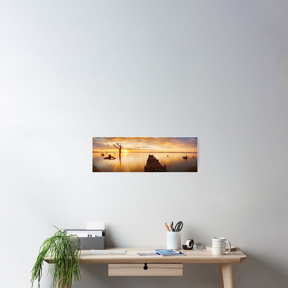 Lake Charm, Kerang, Victoria, Australia Poster
