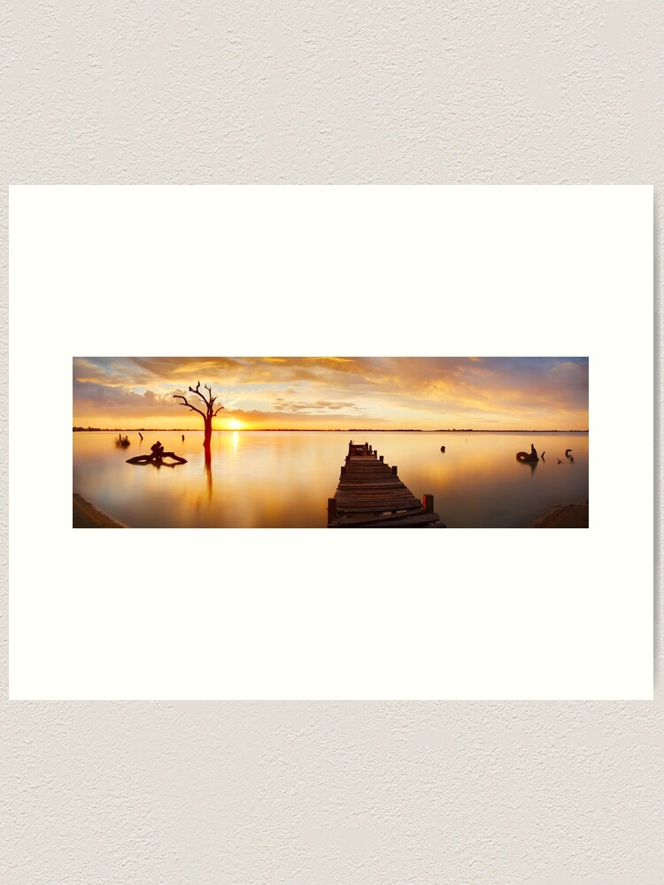 Alternate view of Lake Charm, Kerang, Victoria, Australia Art Print