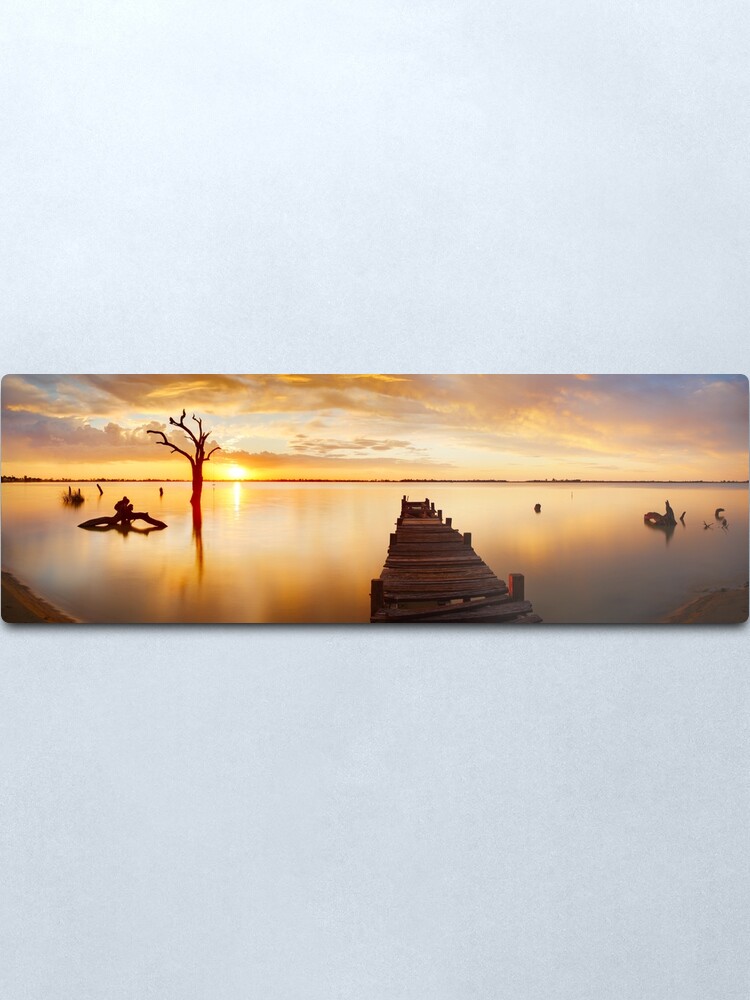 Alternate view of Lake Charm, Kerang, Victoria, Australia Metal Print