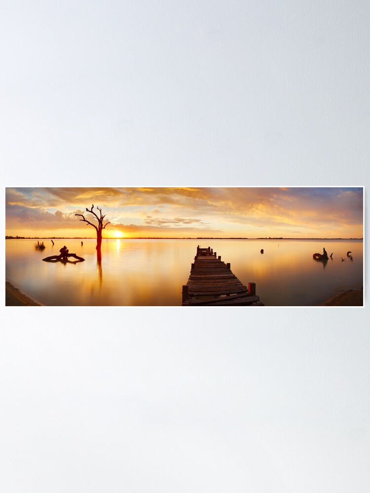Alternate view of Lake Charm, Kerang, Victoria, Australia Poster