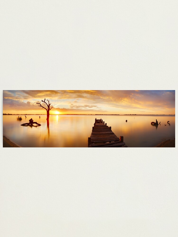 Alternate view of Lake Charm, Kerang, Victoria, Australia Photographic Print