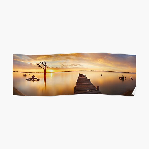 Lake Charm, Kerang, Victoria, Australia Poster