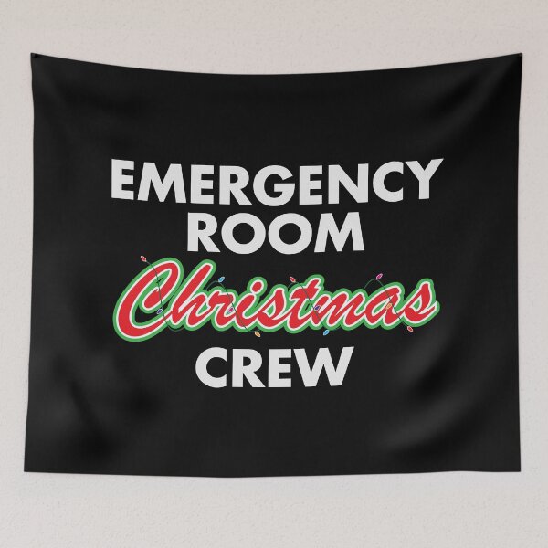 Item preview, Emergency Room Christmas Crew designed and sold by Art by s2ray.