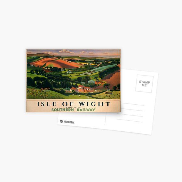 Item preview, retro classic Isle of Wight poster designed and sold by CorasPosters.