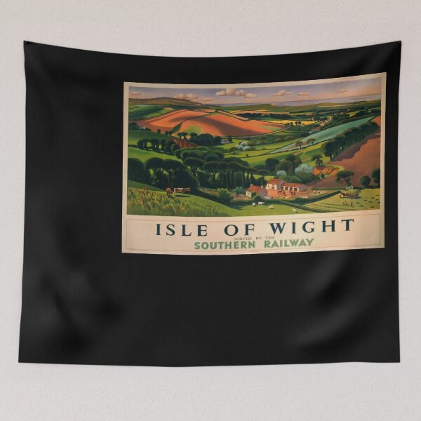 Item preview, retro classic Isle of Wight poster designed and sold by CorasPosters.
