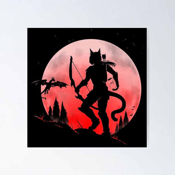 Item preview, Inigo Hunting By Moonlight designed and sold by smartbluecat.