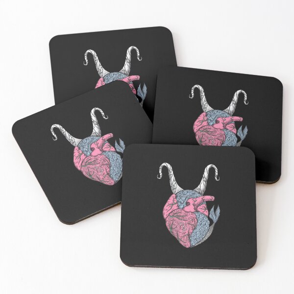 Item preview, Capricorn Heart (Black) designed and sold by Ranggasme.