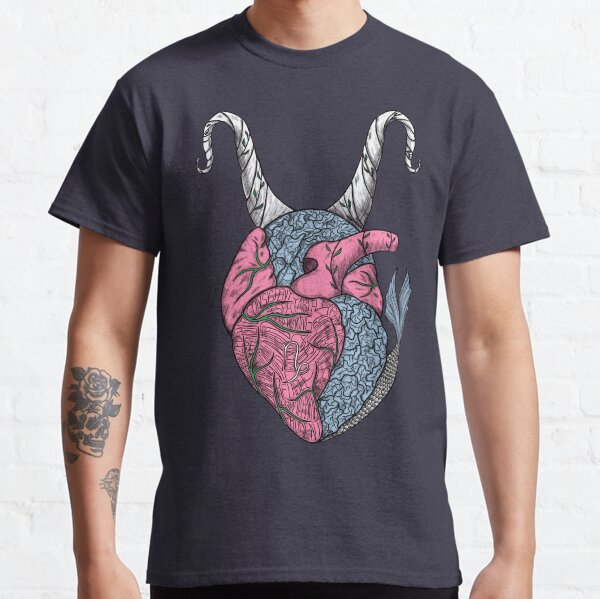 Capricorn Heart (Black) Classic T-Shirt