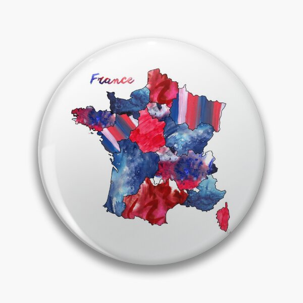 Item preview, Watercolor Countries - France designed and sold by Erin McIntosh.