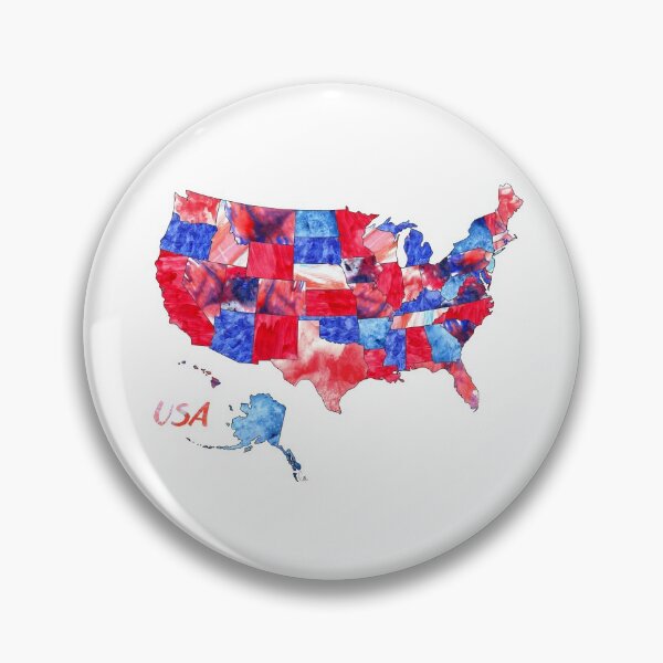 Item preview, Watercolor Countries - United States of America designed and sold by Erin McIntosh.