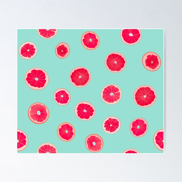 Item preview, Grapefruit Citrus Pattern designed and sold by Happyhobbithole.