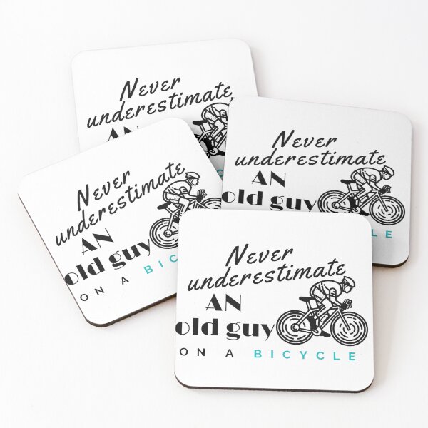 Item preview, never underestimate an old guy on a bicycle, Funny Bicycle , Bicycle Lover , Cyclist , Mountain Biker , Cycling , Bike , Bicyclist , Child, Funny, Novelty, For men, Funny, Humor designed and sold by hemokhtar.
