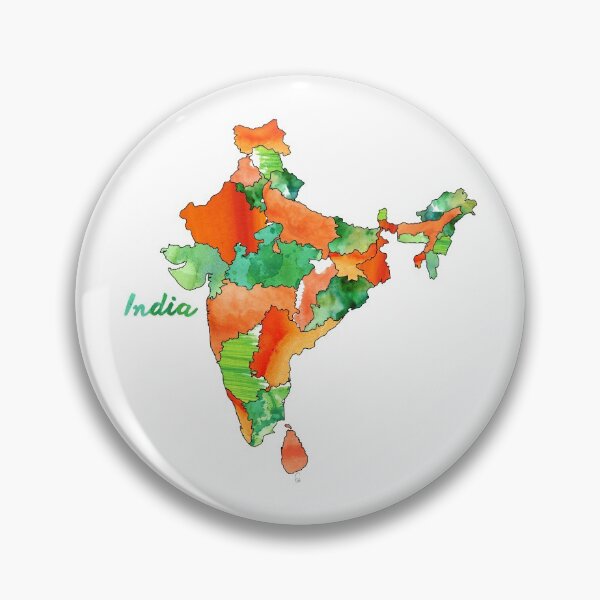 Item preview, Watercolor Countries - India designed and sold by Erin McIntosh.