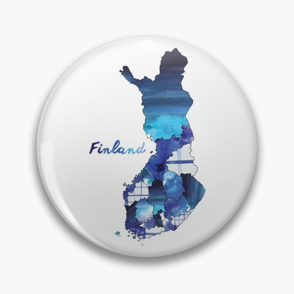 Item preview, Watercolor Countries - Finland designed and sold by Erin McIntosh.