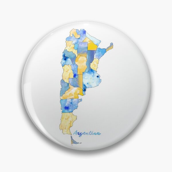 Item preview, Watercolor Countries - Argentina designed and sold by Erin McIntosh.