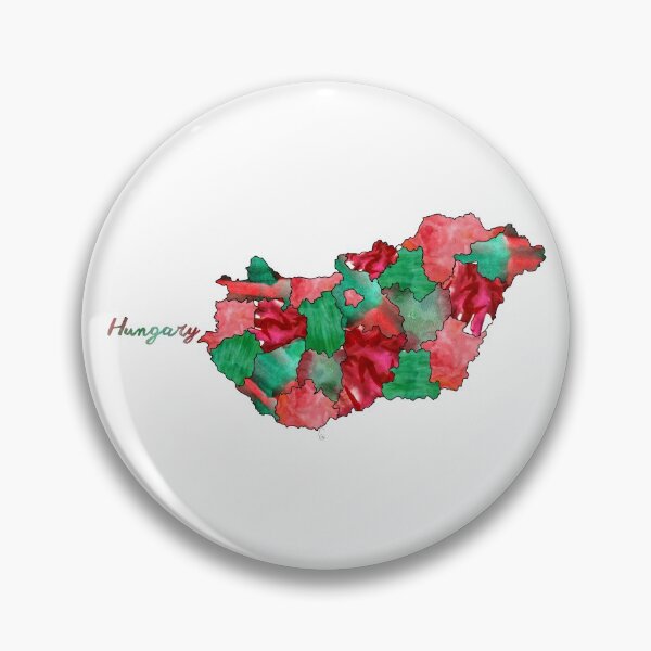 Item preview, Watercolor Countries - Hungary designed and sold by Erin McIntosh.