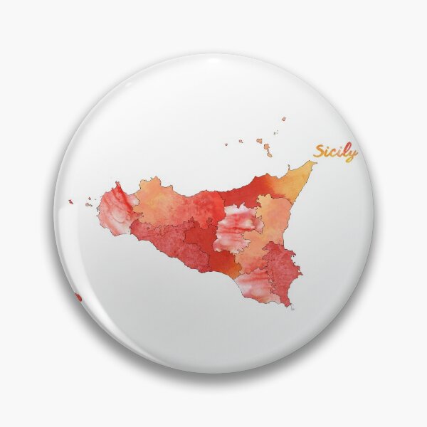 Item preview, Watercolor Countries - Sicily designed and sold by Erin McIntosh.
