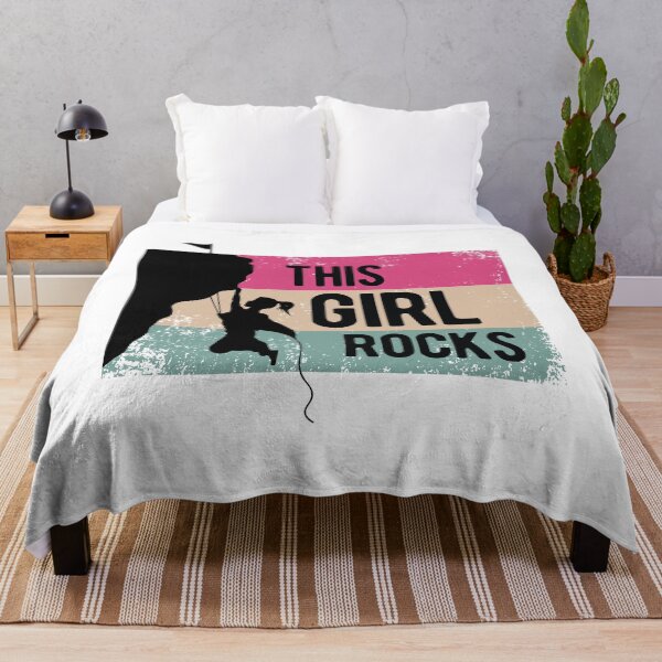 Item preview, Bouldering Climbing Climber Woman Gift Mountains designed and sold by teeseeds.